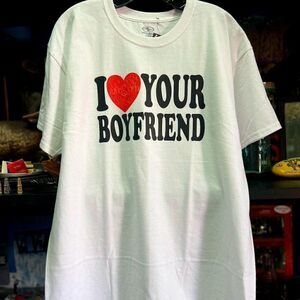 'I Heart Your Boyfriend' Badseed Vintage In-house Design T-shirt​